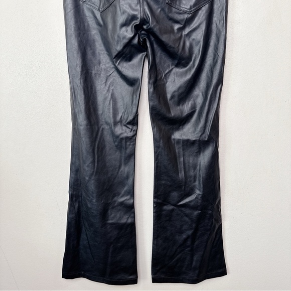 Gap Womens 29 High Rise Vegan Leather 70s Flare Pant - Picture 13 of 14